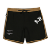 AVVA BRAND Goldenhour 2.0 19in Boardshorts BLACK KHAKI