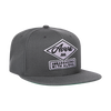 AVVA BRAND Diamondhead Snapback Hat CHARCOAL GREY