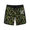 AVVA BRAND Ku Camo 19in Boardshort OLIVE