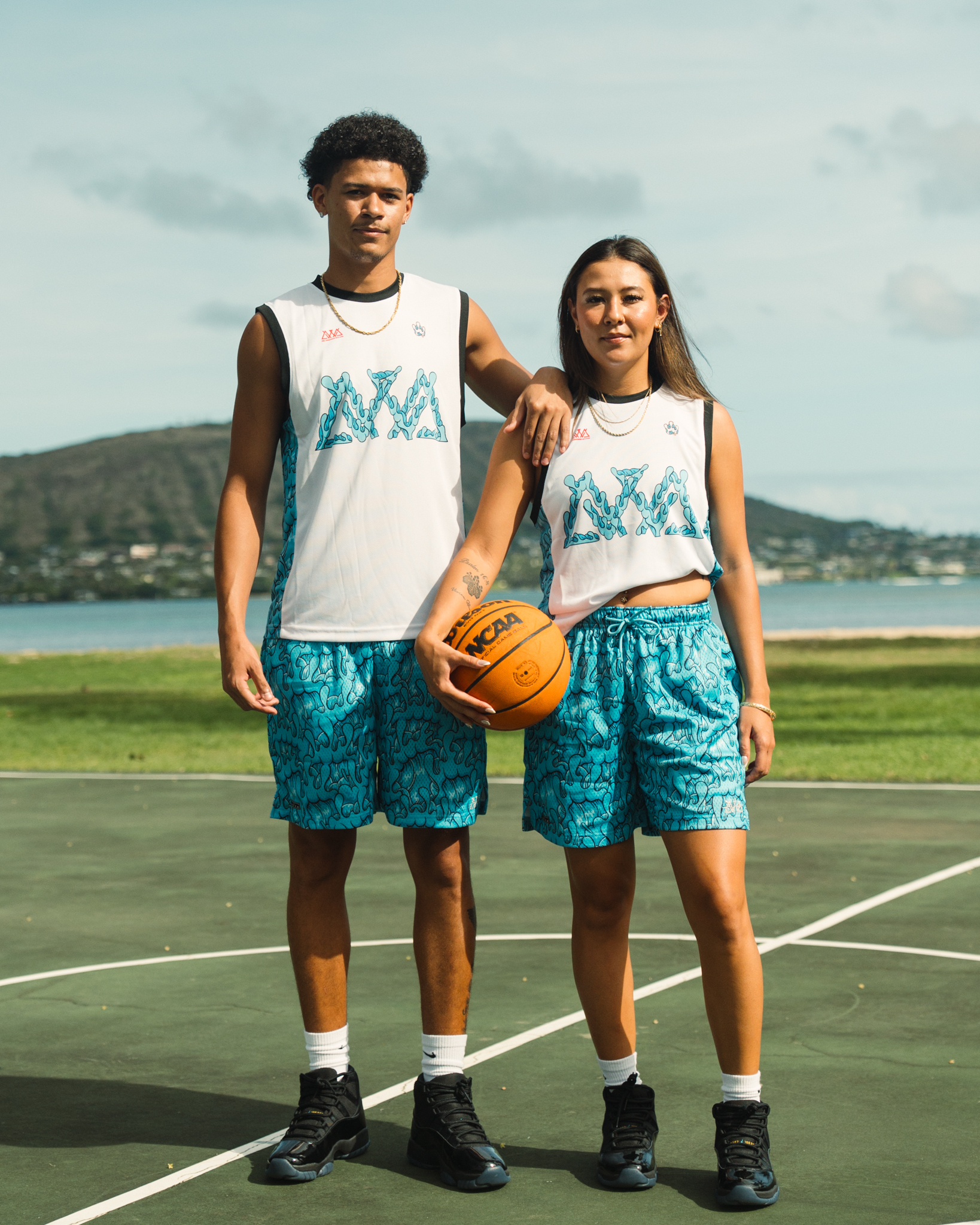 AVVA × Aaron Kai models wearing the KILO SUMMIT capsule