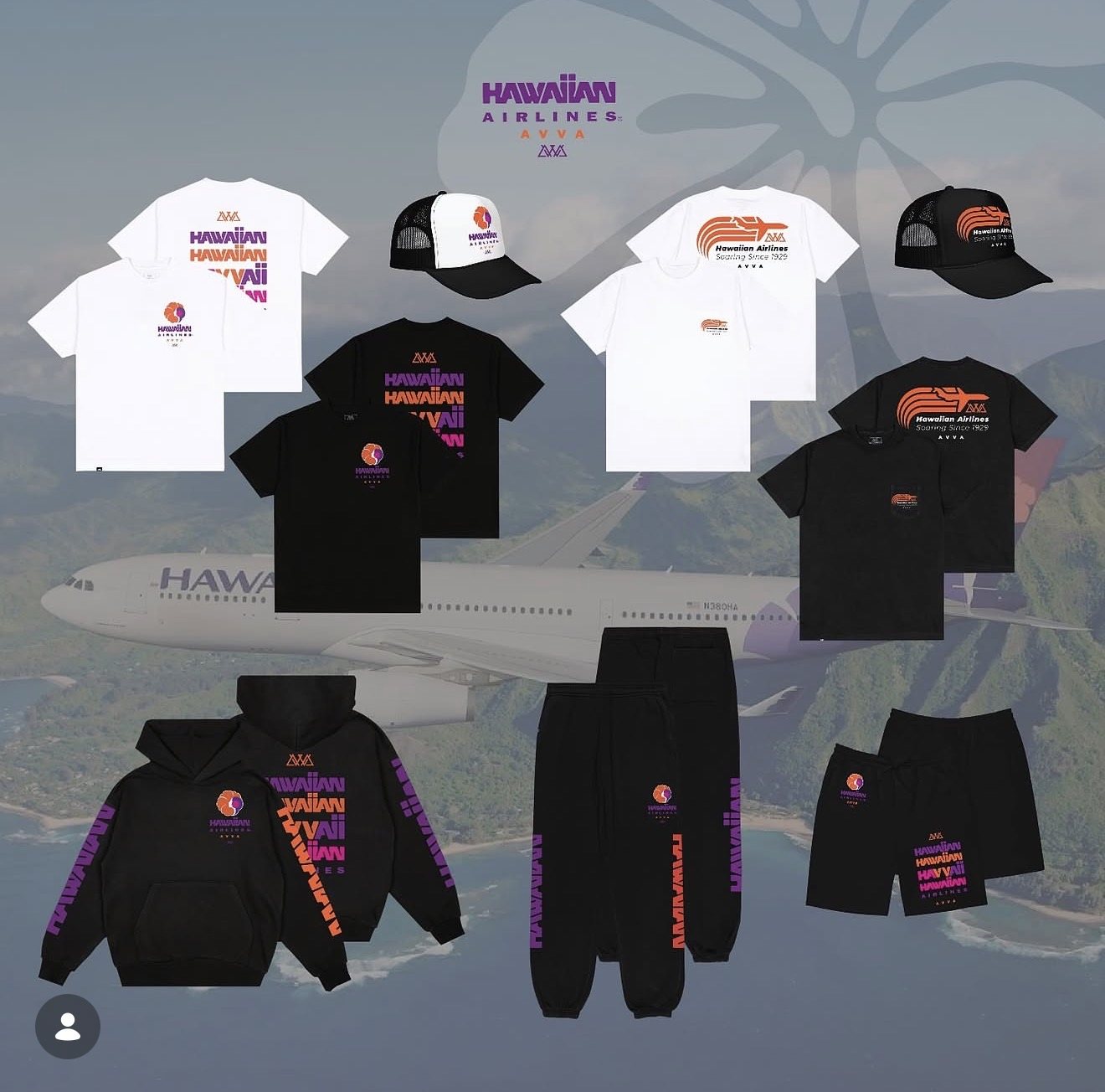 Hawaiian Airlines × AVVA collection assortment