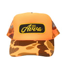 AVVA Cursive FOAM TRUCKER -ORANGE CAMO AVVA Brand