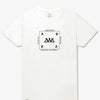 FRONT PRODUCT IMAGE OF SHREDDER WHITE TEE