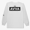 BACK PRODUCT IMAGE OF DEEP DROP WHITE LONG SLEEVE