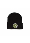 FRONT PRODUCT IMAGE OF THE BERLIN BLACK BEANIE 